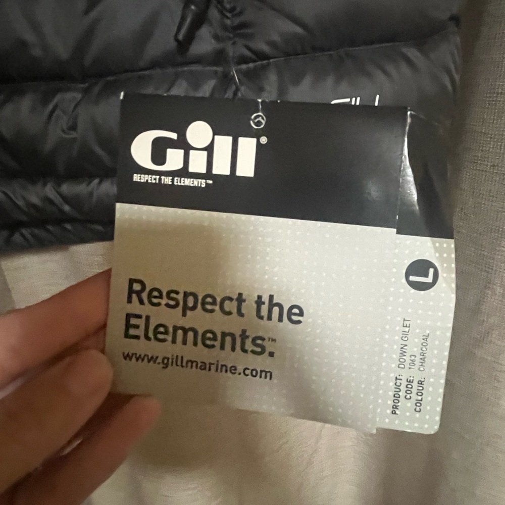 Gill Skeeter Black down Puffer Vest - Picture 4 of 8
